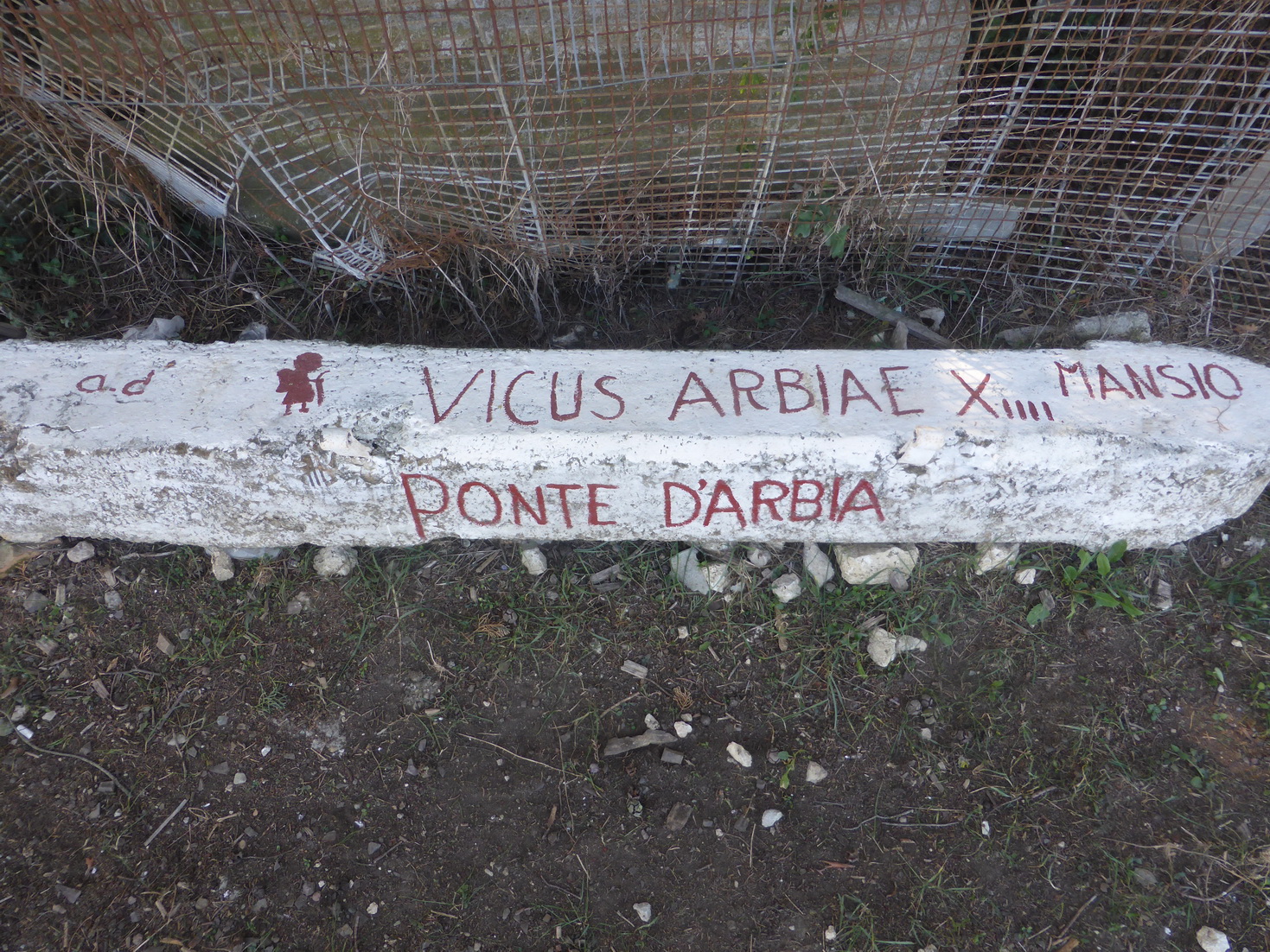 Vicus Arbiae is het huidige Ponte d'Arbia